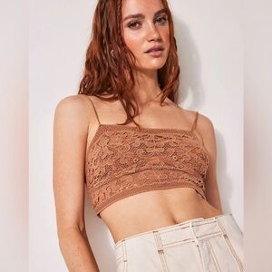Free People FP One Lyra Bralette. NWOT Macchiato